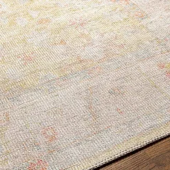 Kirklands Home Area Rugs|Faded Botanical Washable Area Rug, 6x9