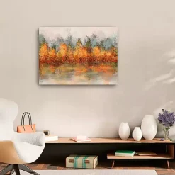 Sale Fall Abstract Canvas Art Print, 32x24 in. Fall