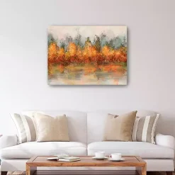Discount Fall Abstract Canvas Art Print, 40x30 in. Fall