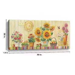 Sale Fall Floral Canvas Art Print Fall