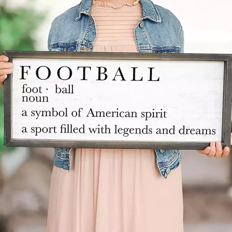 Sale Fall Football Framed Wall Plaque Fall