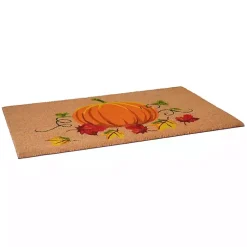 Kirklands Home Doormats|Fall Pumpkin Coir Doormat