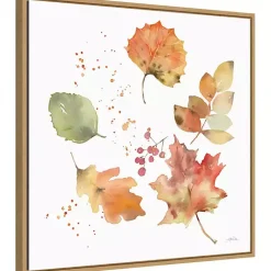 Sale Falling Leaves Framed Wall Art Fall