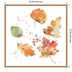Sale Falling Leaves Framed Wall Art Fall