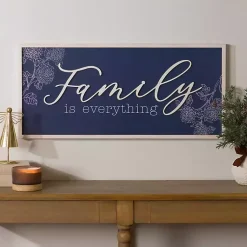 Kirklands Home Wall Quotes & Signs|Family is Everything Wall Plaque Blue