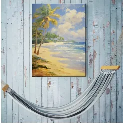 Kirklands Home Outdoor Wall Decor|Faraway Island Outdoor Canvas Art Print Multi