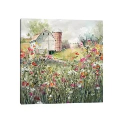 Kirklands Home Canvas Art|Farm in Bloom Canvas Art Print Multi