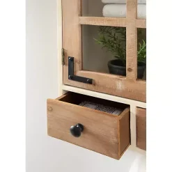 Kirklands Home Wall Storage|Farmhouse 2-Drawer Wall-Mounted Cabinet