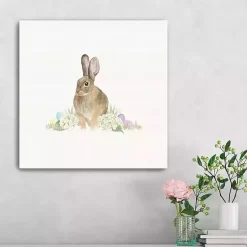 Sale Farmhouse Easter Bunny Canvas Art Print Easter Decorations