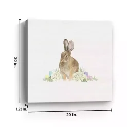 Sale Farmhouse Easter Bunny Canvas Art Print Easter Decorations