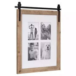 Outlet Farmhouse Wood and Metal Collage Frame Collage Frames