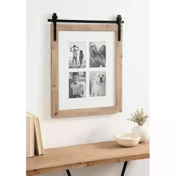 Outlet Farmhouse Wood and Metal Collage Frame Collage Frames