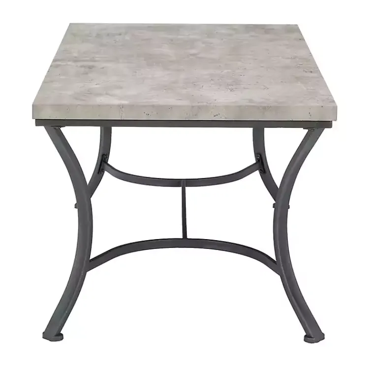 Kirklands Home Coffee Tables|Faux Concrete 3-pc. Coffee & Side Table Set Tan