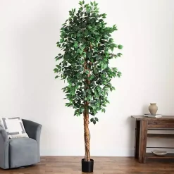 New Faux Ficus Tree, 9 ft. Trees & Topiaries