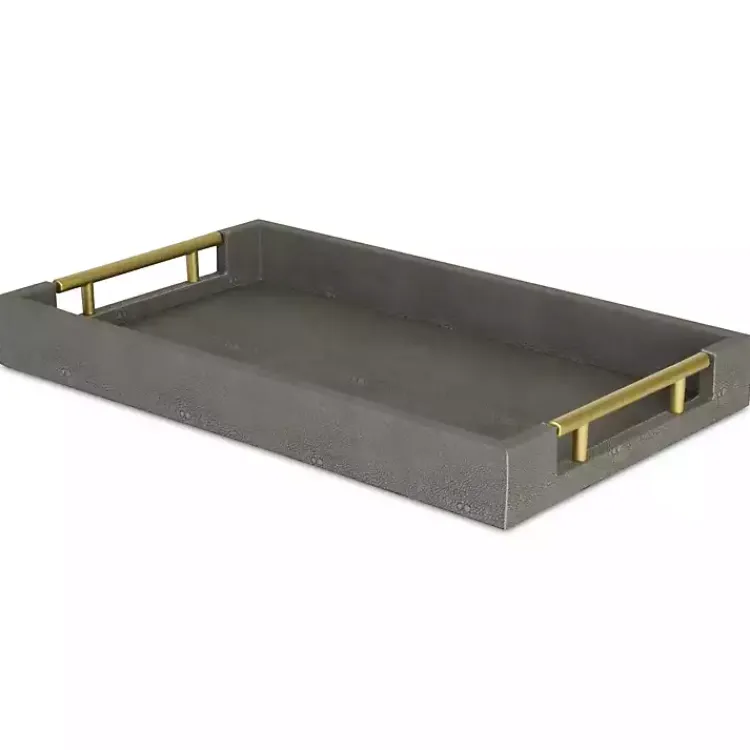 Online Faux Leather Tray Decorative Trays