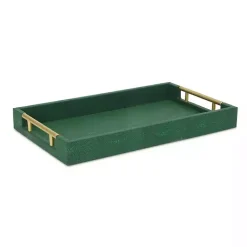 Faux Leather Tray Decorative Trays
