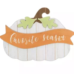 Best Favorite Season Pumpkin Wall Plaque Fall