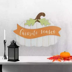 Best Favorite Season Pumpkin Wall Plaque Fall