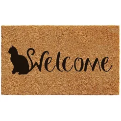 Kirklands Home Doormats|Feline Welcome Doormat
