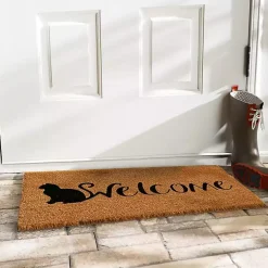 Kirklands Home Doormats|Feline Welcome Doormat