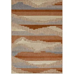 Kirklands Home Outdoor Rugs|Fernandina Outdoor Area Rug, 6x9 Brown