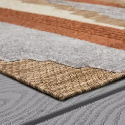 Kirklands Home Outdoor Rugs|Fernandina Outdoor Area Rug, 9x12 Brown