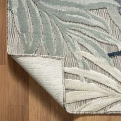 Kirklands Home Outdoor Rugs|Ferns and Palms Indoor/Outdoor Area Rug, 5x7