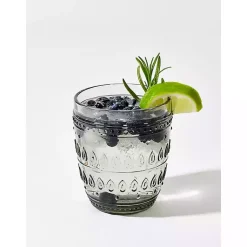 Kirklands Home Glassware & Drinkware|Fez Old Fashioned Glasses, Set of 4 Gray