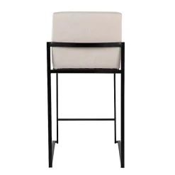 Kirklands Home Bar Stools & Counter Height Stools|Fiji Beige Upholstered Counter Stools, Set of 3 Tan