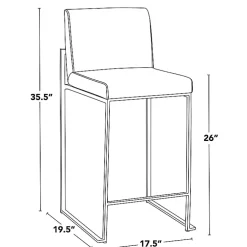 Kirklands Home Bar Stools & Counter Height Stools|Fiji Beige Upholstered Counter Stools, Set of 3 Tan