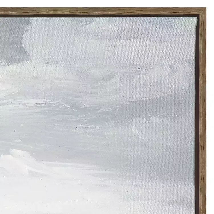 Kirklands Home Canvas Art|Firm Path Abstract Framed Canvas Art Print Gray