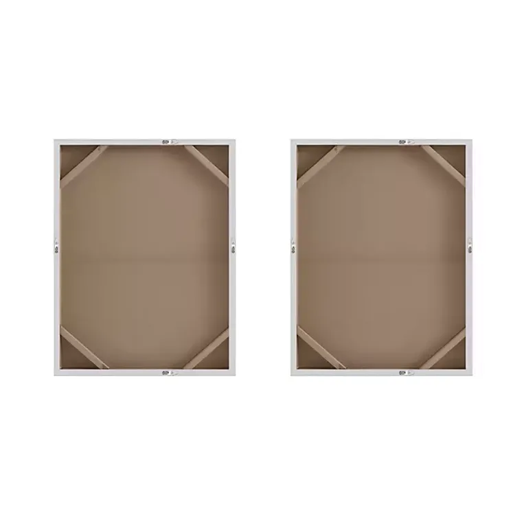 Kirklands Home Canvas Art|Flatland Glitter Canvas Art Prints, Set of 2 Multi