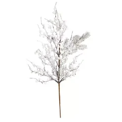 Best Flocked Holly Berry Stems, Set of 3 Stems & Bouquets