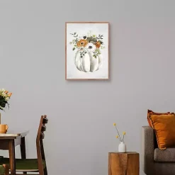 New Flora Pumpkin Harvest Wall Plaque Fall