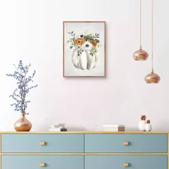 New Flora Pumpkin Harvest Wall Plaque Fall