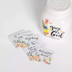 New Floral Ceramic Blessings Jar Decorative Bowls & Jars