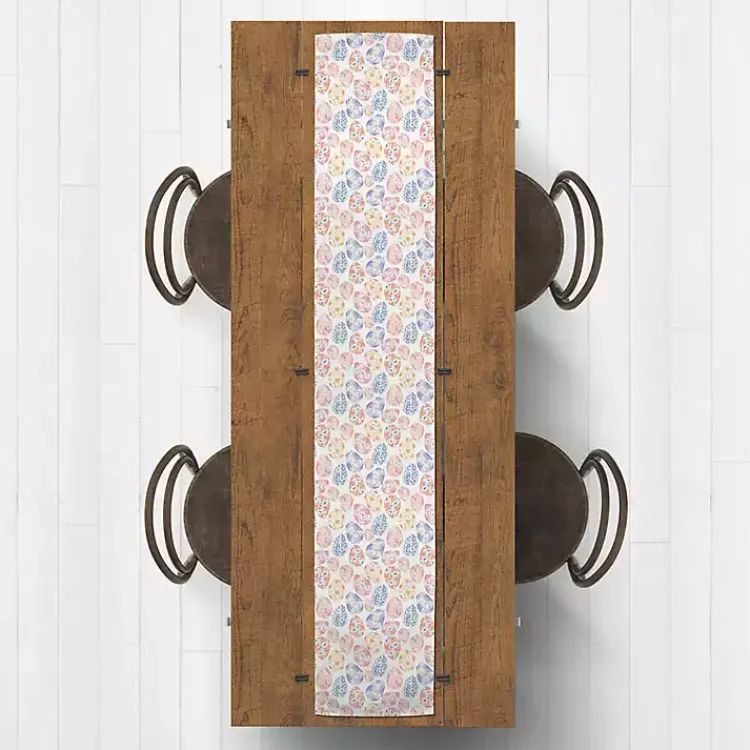 Floral Easter Eggs Table Runner, 72 in. Easter Decorations