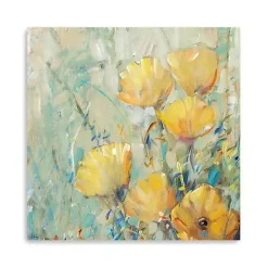 Kirklands Home Canvas Art|Floral Expression II Giclee Canvas Art Print Yellow
