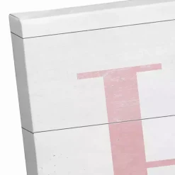 Floral Heart Home Canvas Art Print Valentines Day Decorations