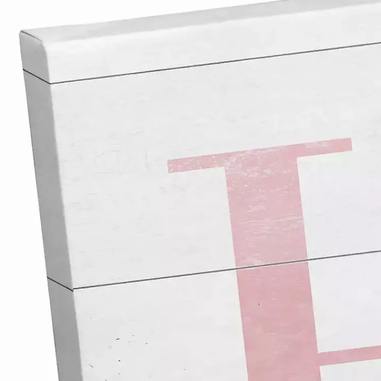 Floral Heart Home Canvas Art Print Valentines Day Decorations