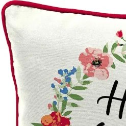 Kirklands Home Outdoor Cushions & Pillows|Floral Home Sweet Home Outdoor Pillow