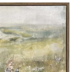 Kirklands Home Canvas Art|Floral Meadows Framed Canvas Art Prints, Set of 2 Green