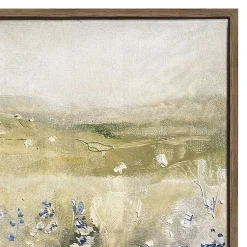 Kirklands Home Canvas Art|Floral Meadows Framed Canvas Art Prints, Set of 2 Green