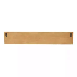 Kirklands Home Shelves|Floral Scroll Natural Wood Wall Shelf