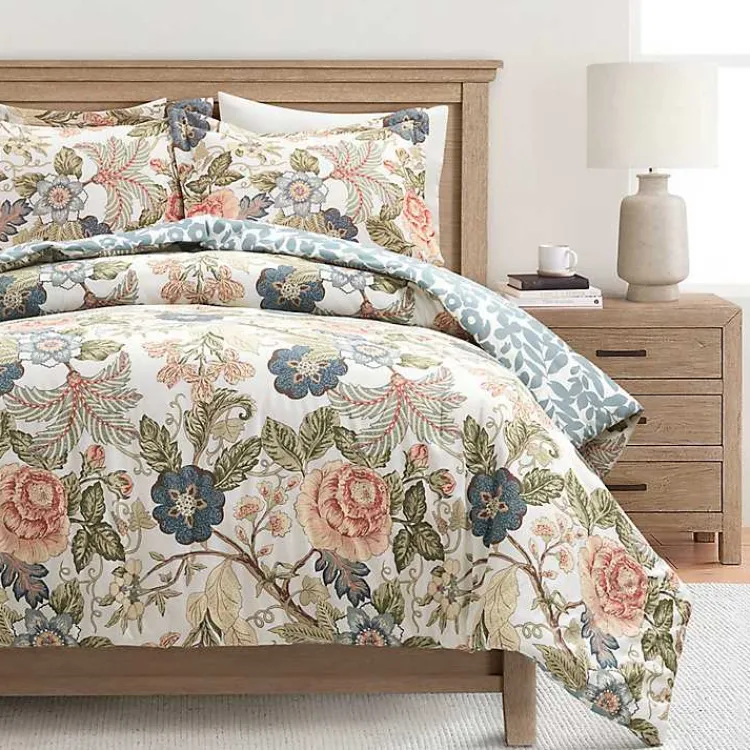 Kirklands Home Comforters|Floral Sydney Reversible 3-pc. Queen Comforter Set Multi