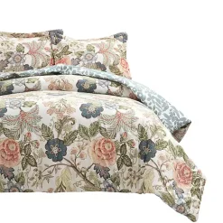 Kirklands Home Comforters|Floral Sydney Reversible 3-pc. Queen Comforter Set Multi