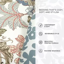 Kirklands Home Comforters|Floral Sydney Reversible 3-pc. Queen Comforter Set Multi