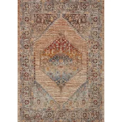 Kirklands Home Area Rugs|Florence Sunset Medallion Area Rug, 7x10