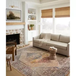 Kirklands Home Area Rugs|Florence Sunset Medallion Area Rug, 7x10