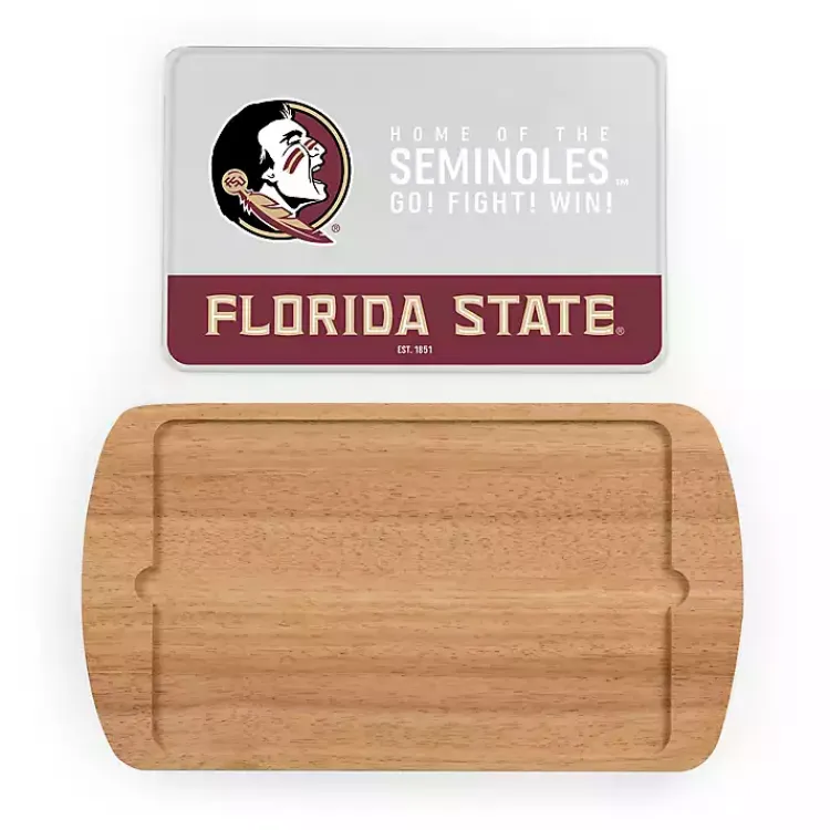 Kirklands Home Serving & Entertaining|Florida State Wood and Glass Serving Board